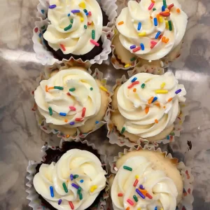 Confetti cupcakes 1/2 doz